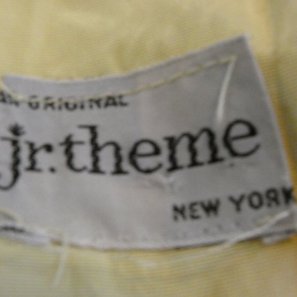 Vintage Jr Theme PROM Dress 50s Size XS Yellow Fluffy Chiffon Layers Petticoats - Picture 7 of 9